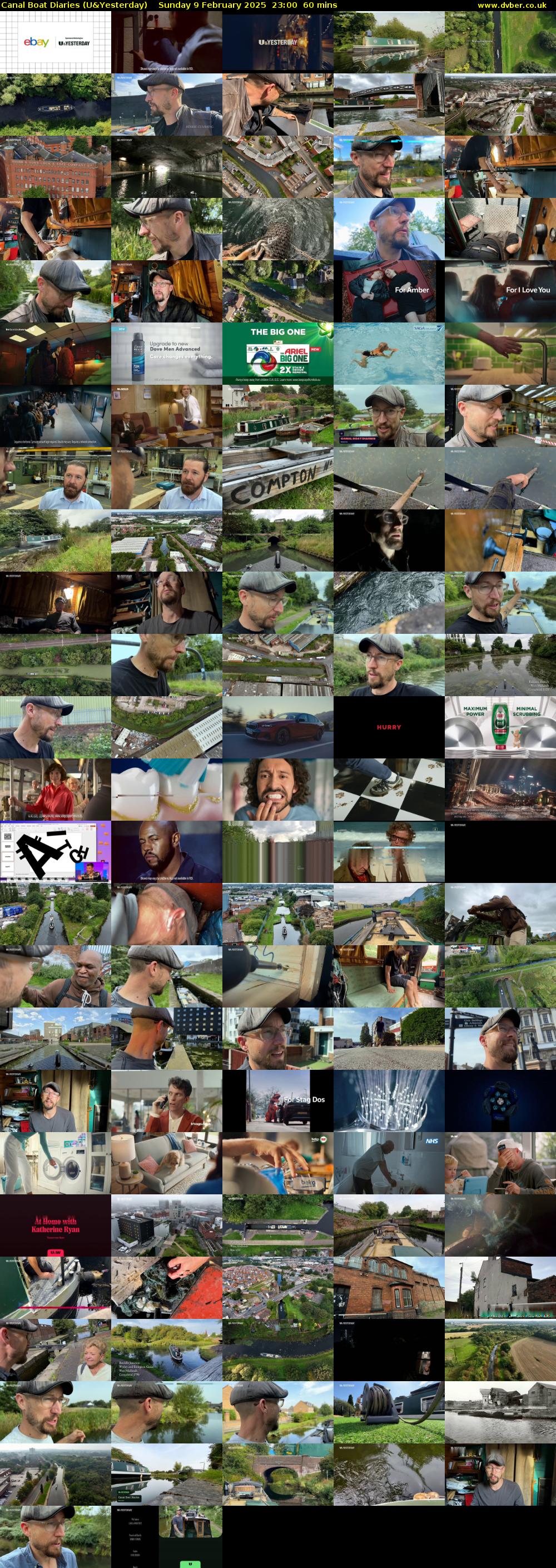 Canal Boat Diaries (U&Yesterday) Sunday 9 February 2025 23:00 - 00:00