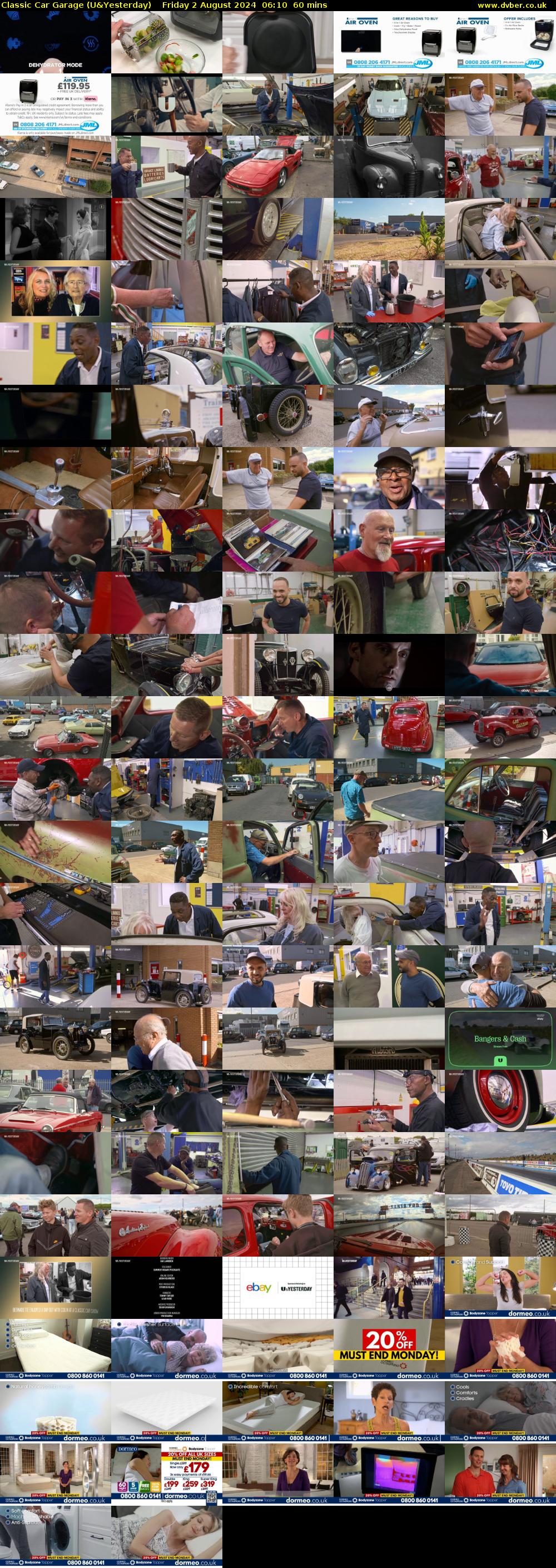 Classic Car Garage (U&Yesterday) Friday 2 August 2024 06:10 - 07:10
