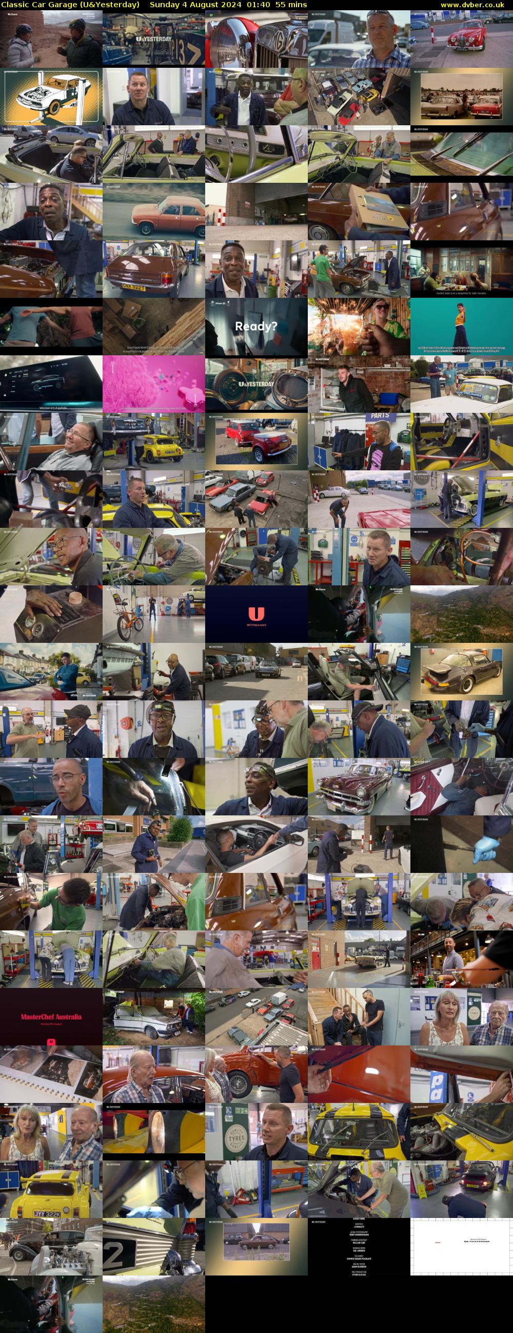Classic Car Garage (U&Yesterday) Sunday 4 August 2024 01:40 - 02:35