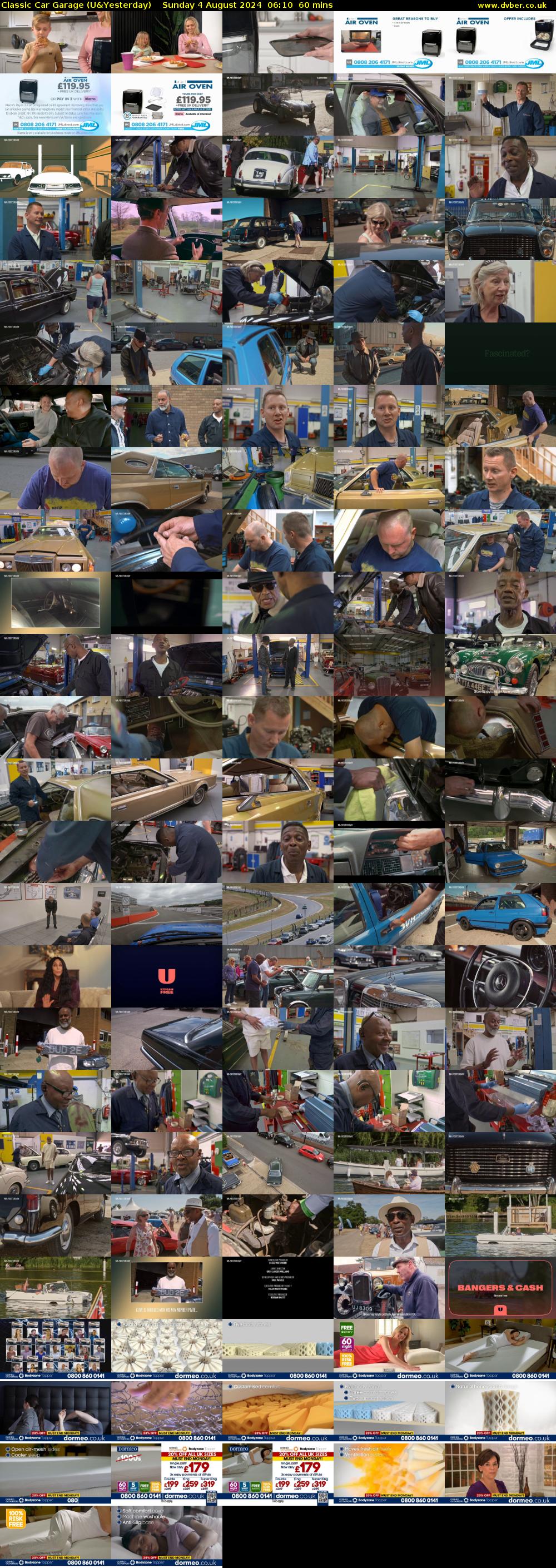Classic Car Garage (U&Yesterday) Sunday 4 August 2024 06:10 - 07:10