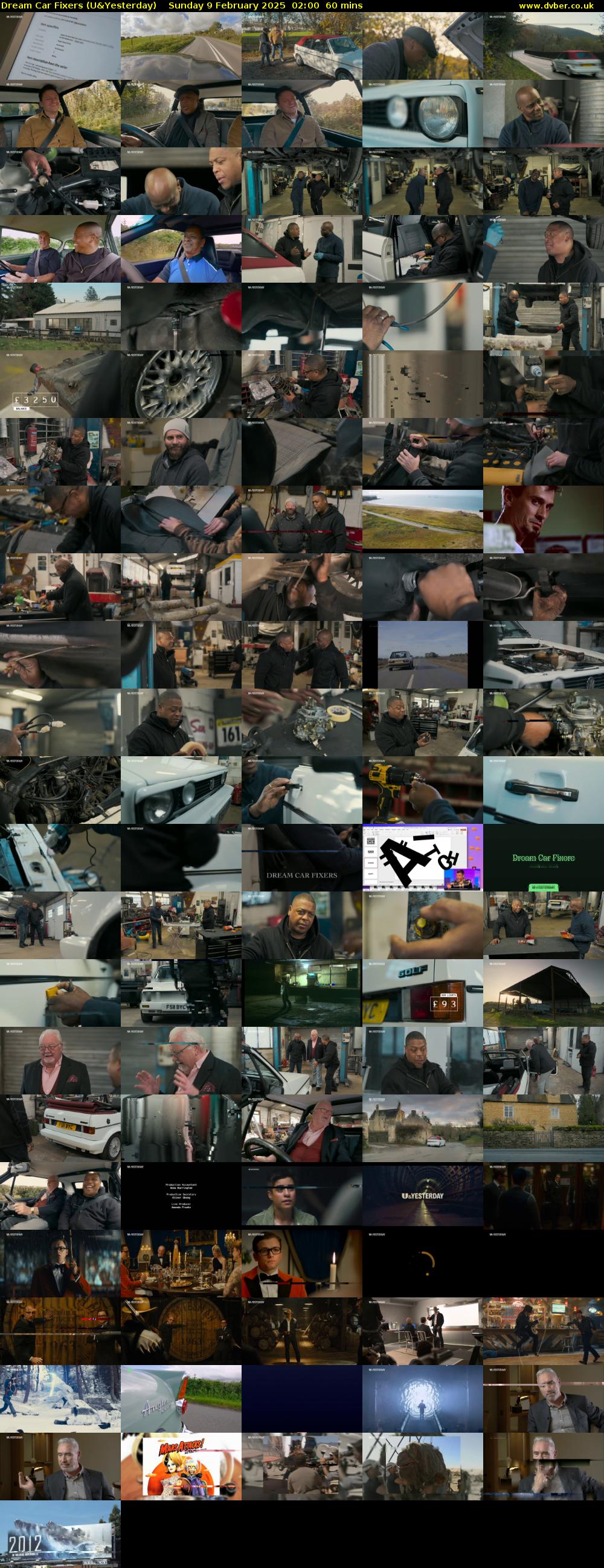 Dream Car Fixers (U&Yesterday) Sunday 9 February 2025 02:00 - 03:00