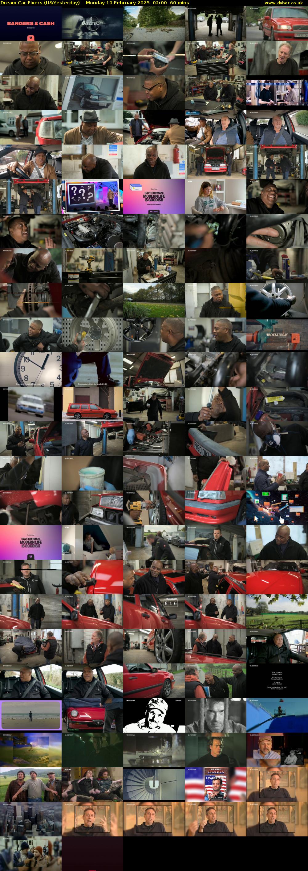 Dream Car Fixers (U&Yesterday) Monday 10 February 2025 02:00 - 03:00