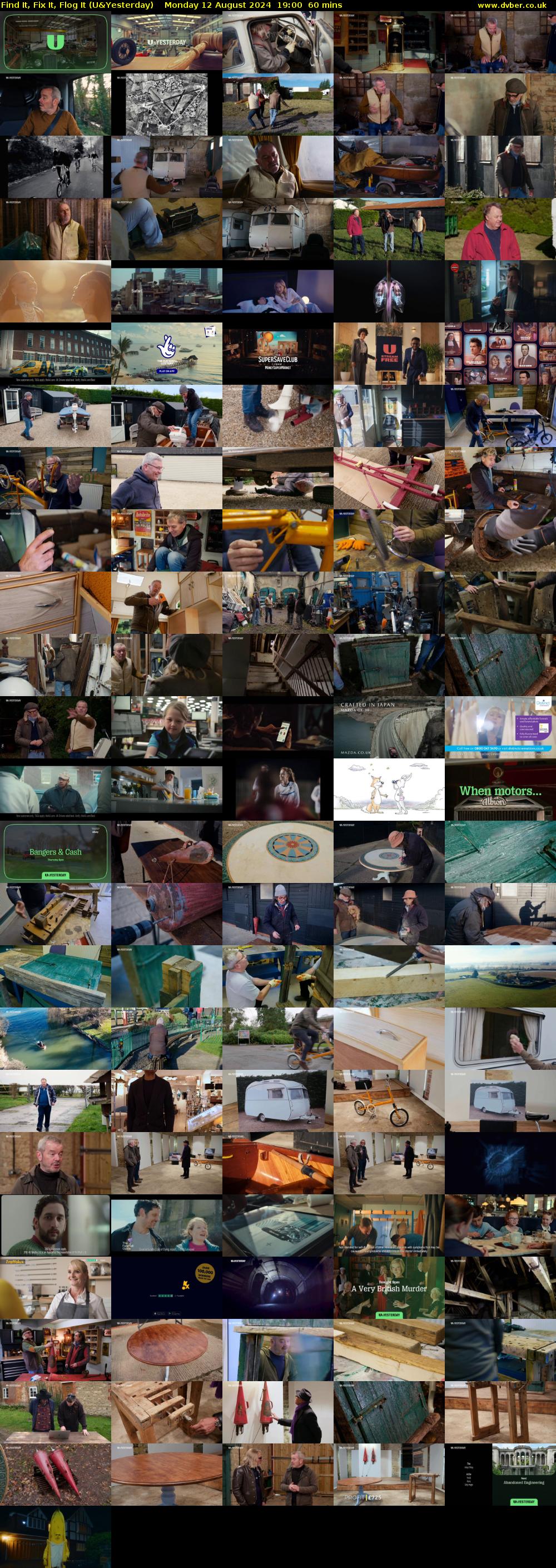 Find It, Fix It, Flog It (U&Yesterday) Monday 12 August 2024 19:00 - 20:00
