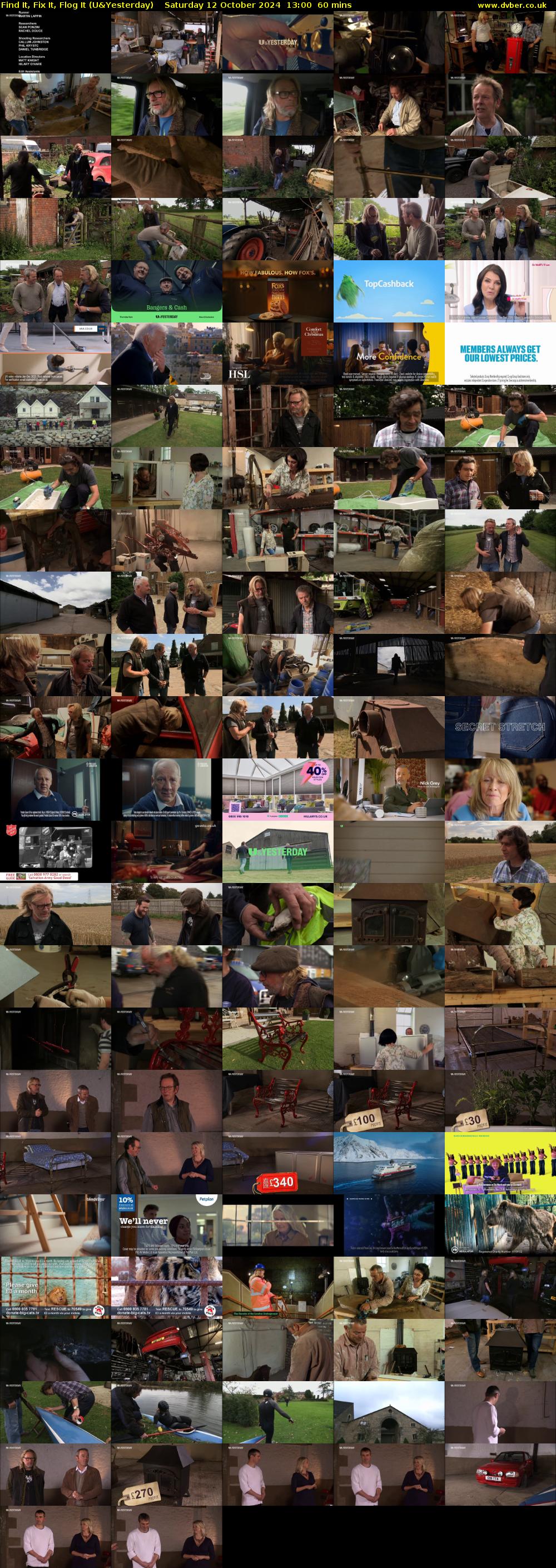 Find It, Fix It, Flog It (U&Yesterday) Saturday 12 October 2024 13:00 - 14:00