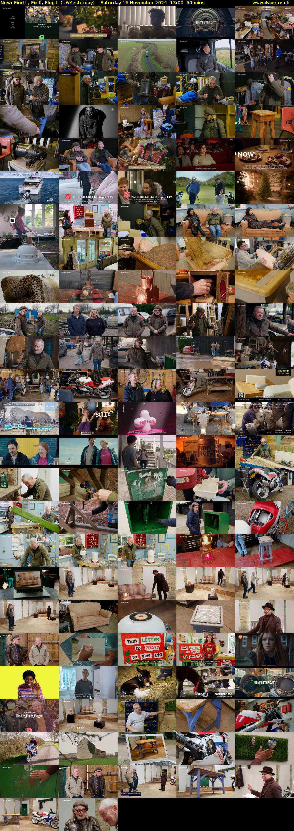 Find It, Fix It, Flog It (U&Yesterday) Saturday 16 November 2024 13:00 - 14:00