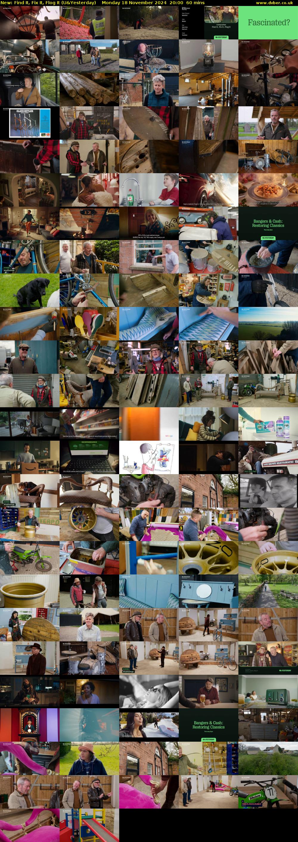 Find It, Fix It, Flog It (U&Yesterday) Monday 18 November 2024 20:00 - 21:00