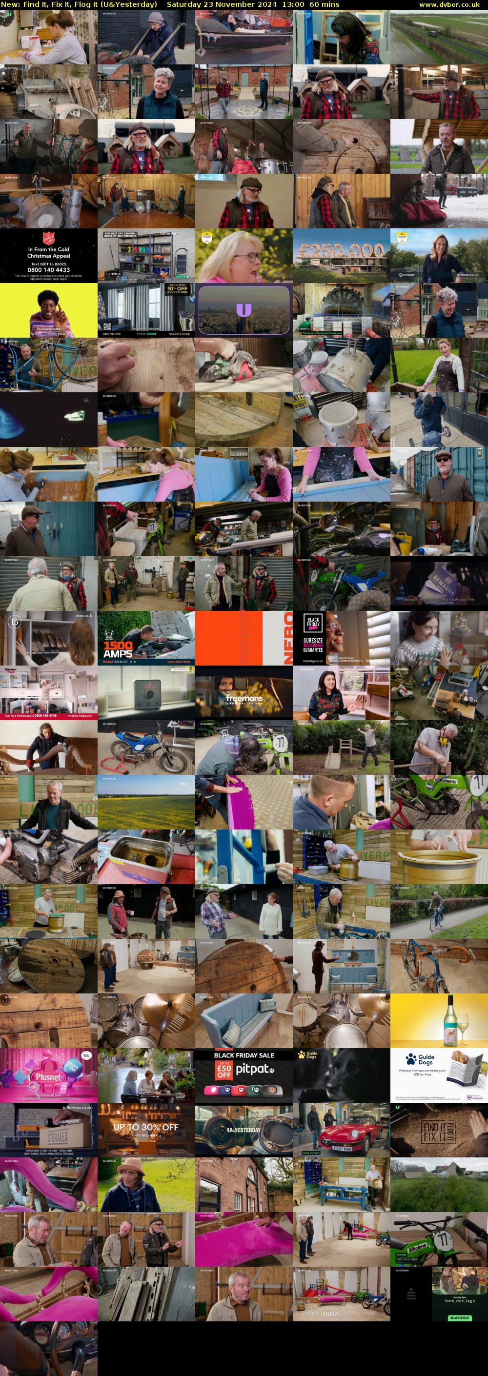 Find It, Fix It, Flog It (U&Yesterday) Saturday 23 November 2024 13:00 - 14:00