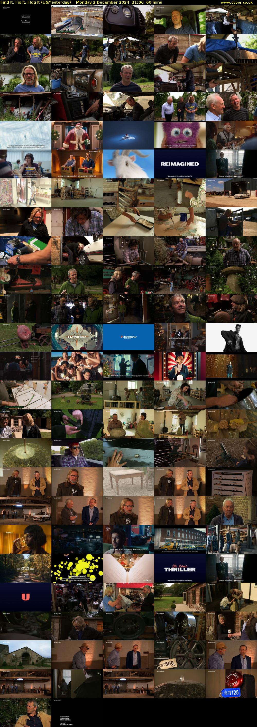 Find It, Fix It, Flog It (U&Yesterday) Monday 2 December 2024 21:00 - 22:00