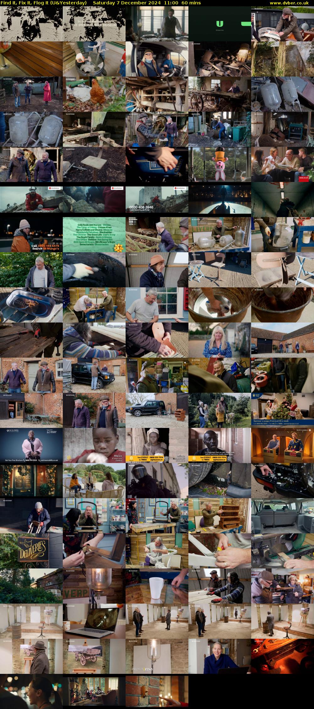 Find It, Fix It, Flog It (U&Yesterday) Saturday 7 December 2024 11:00 - 12:00