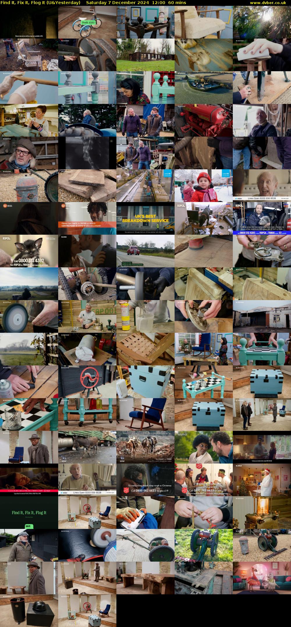 Find It, Fix It, Flog It (U&Yesterday) Saturday 7 December 2024 12:00 - 13:00