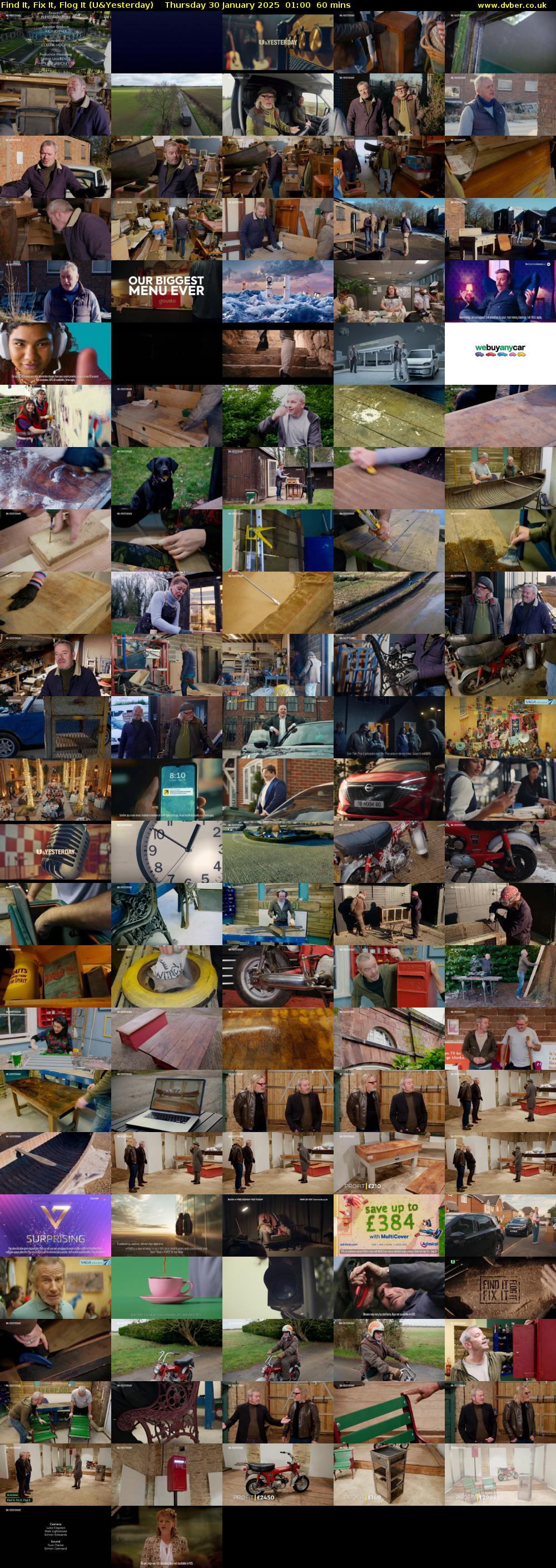 Find It, Fix It, Flog It (U&Yesterday) Thursday 30 January 2025 01:00 - 02:00