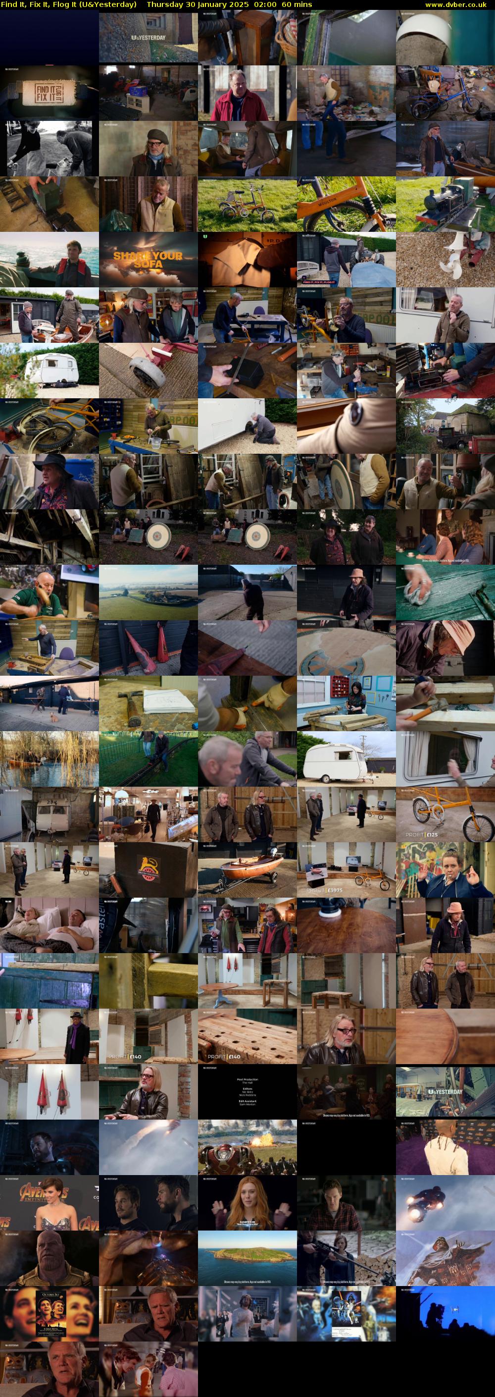 Find It, Fix It, Flog It (U&Yesterday) Thursday 30 January 2025 02:00 - 03:00