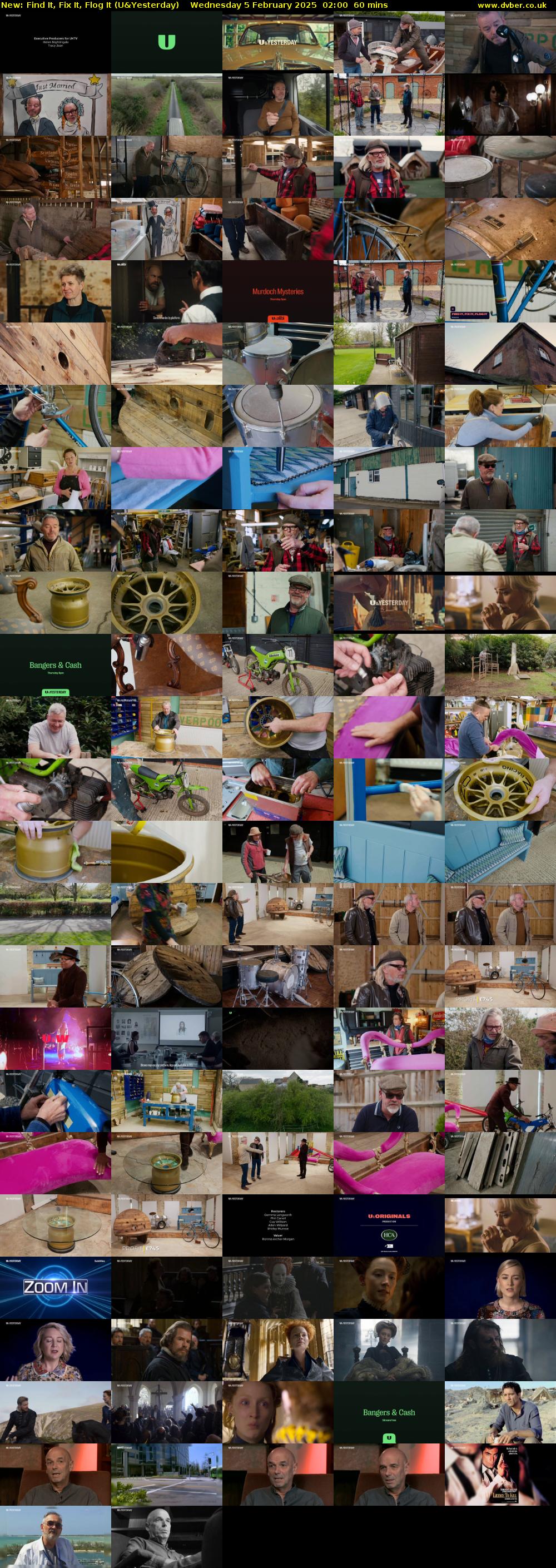Find It, Fix It, Flog It (U&Yesterday) Wednesday 5 February 2025 02:00 - 03:00