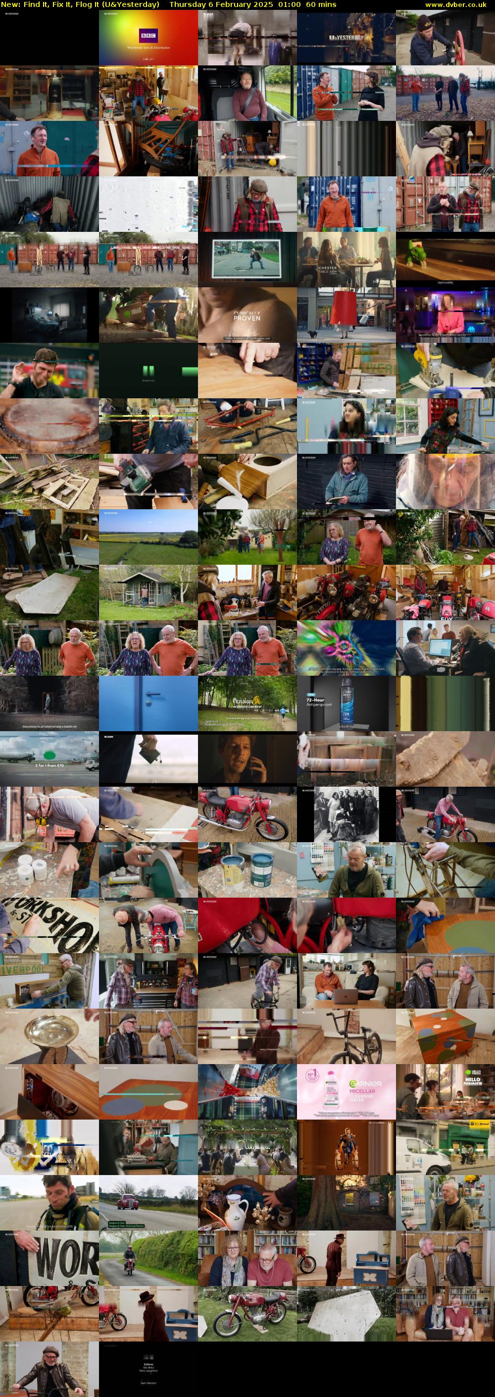 Find It, Fix It, Flog It (U&Yesterday) Thursday 6 February 2025 01:00 - 02:00
