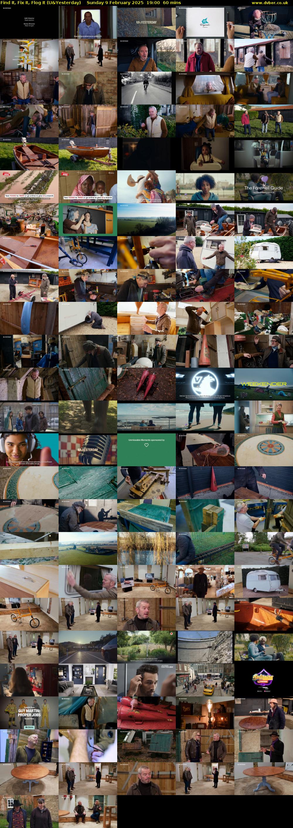 Find It, Fix It, Flog It (U&Yesterday) Sunday 9 February 2025 19:00 - 20:00