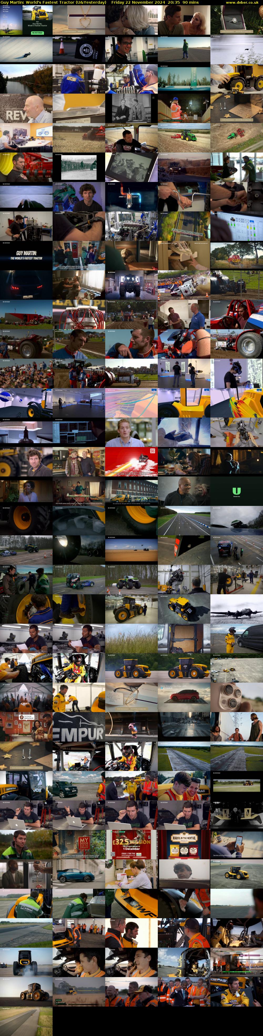 Guy Martin: World's Fastest Tractor (U&Yesterday) Friday 22 November 2024 20:35 - 22:05