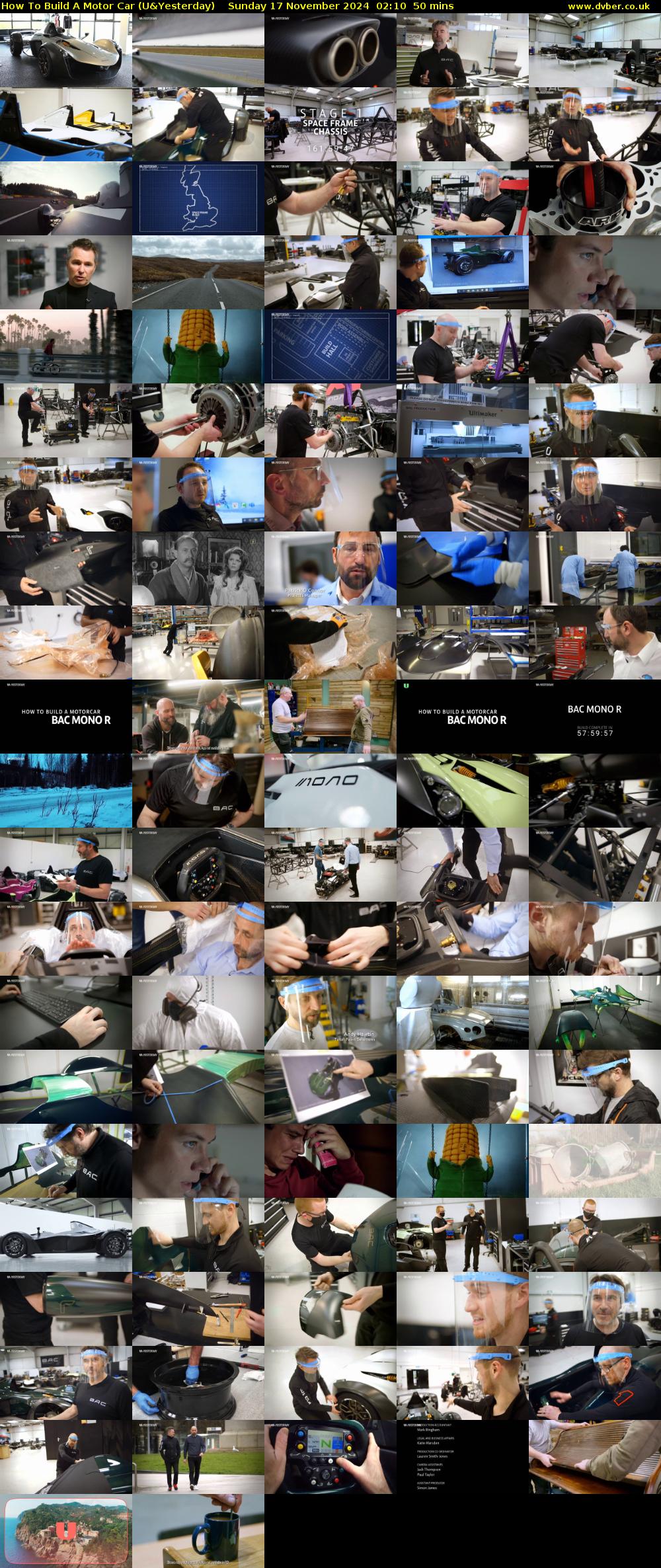 How To Build A Motor Car (U&Yesterday) Sunday 17 November 2024 02:10 - 03:00
