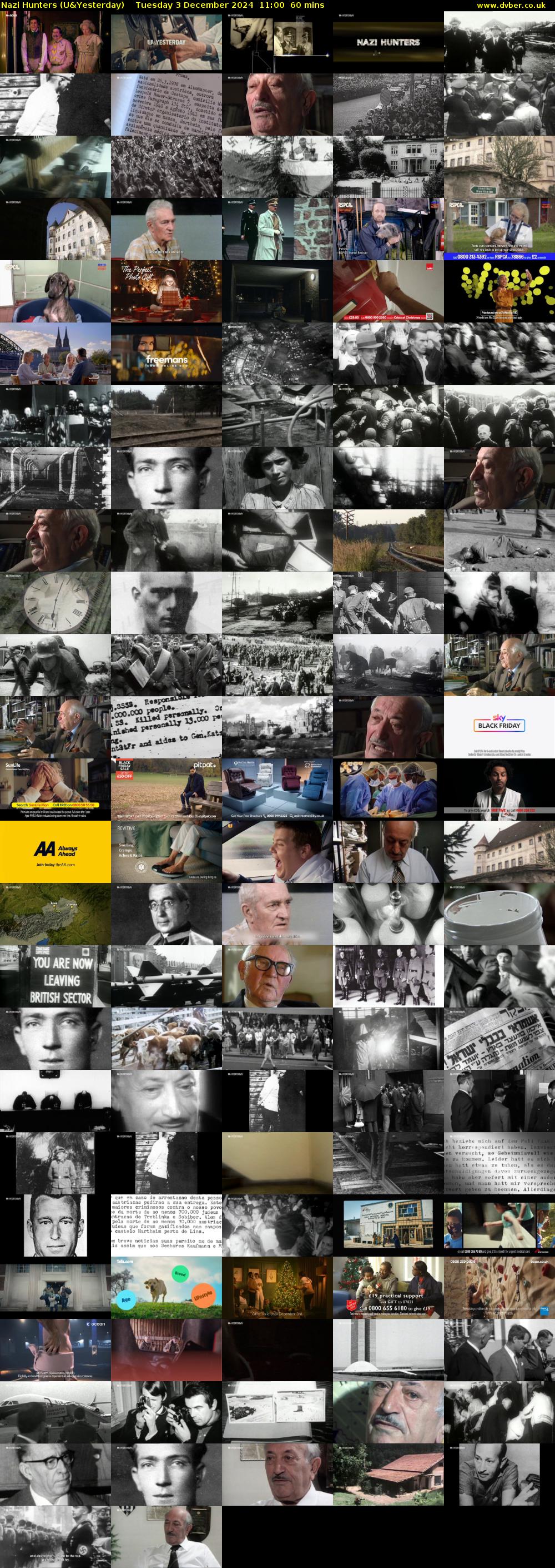 Nazi Hunters (U&Yesterday) Tuesday 3 December 2024 11:00 - 12:00