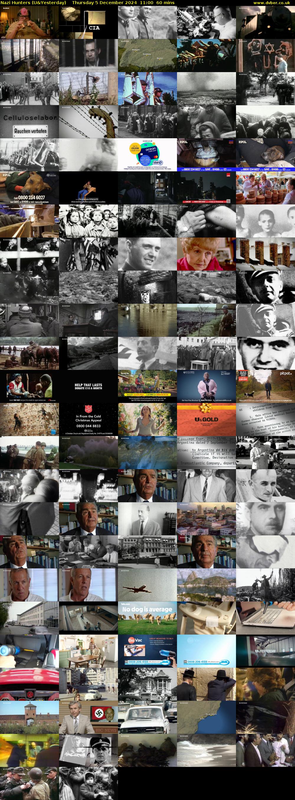 Nazi Hunters (U&Yesterday) Thursday 5 December 2024 11:00 - 12:00