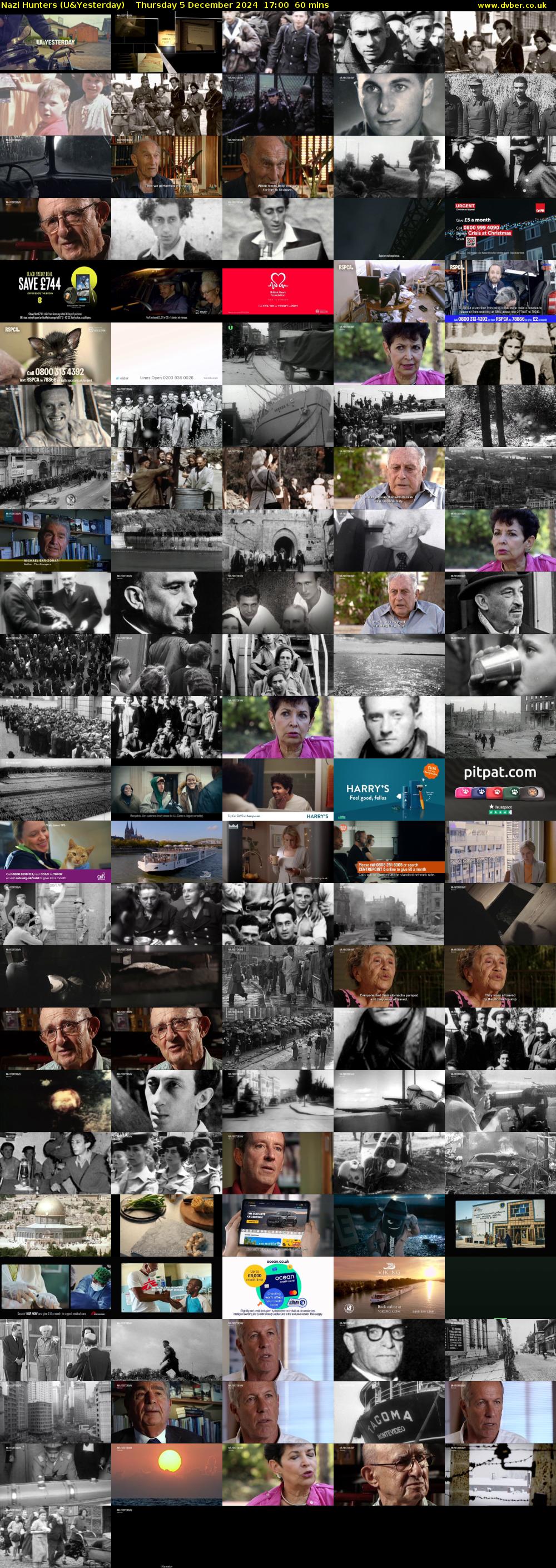 Nazi Hunters (U&Yesterday) Thursday 5 December 2024 17:00 - 18:00