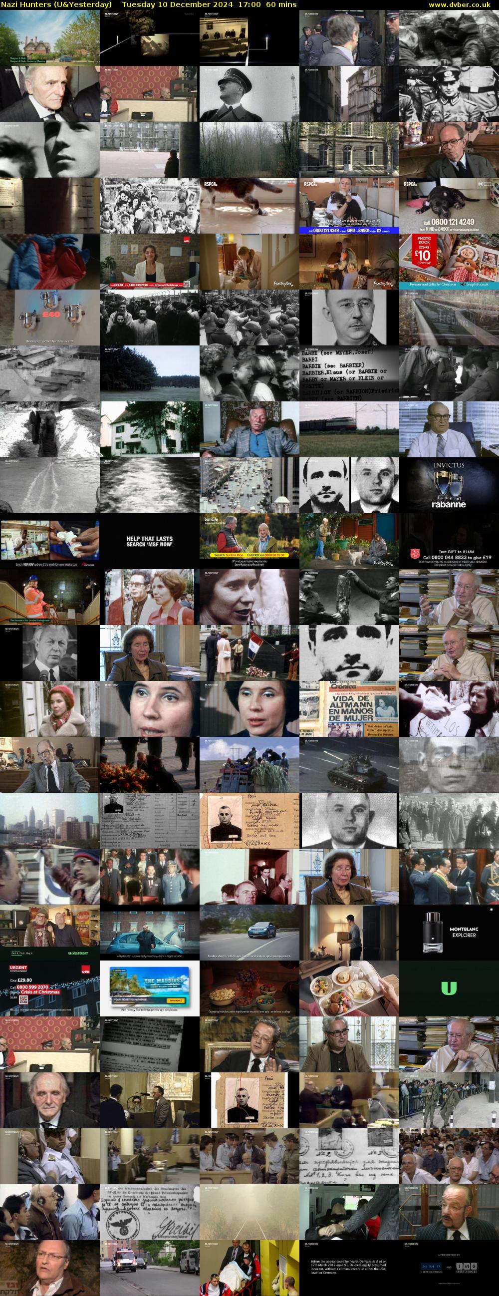 Nazi Hunters (U&Yesterday) Tuesday 10 December 2024 17:00 - 18:00