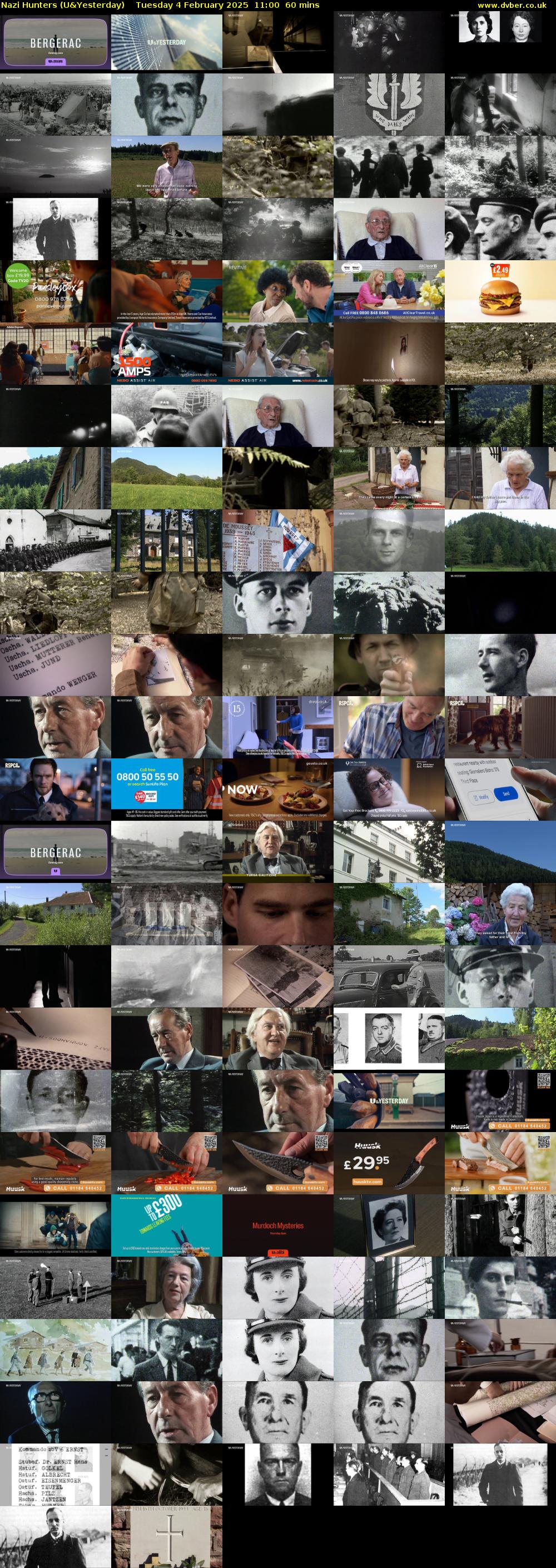 Nazi Hunters (U&Yesterday) Tuesday 4 February 2025 11:00 - 12:00