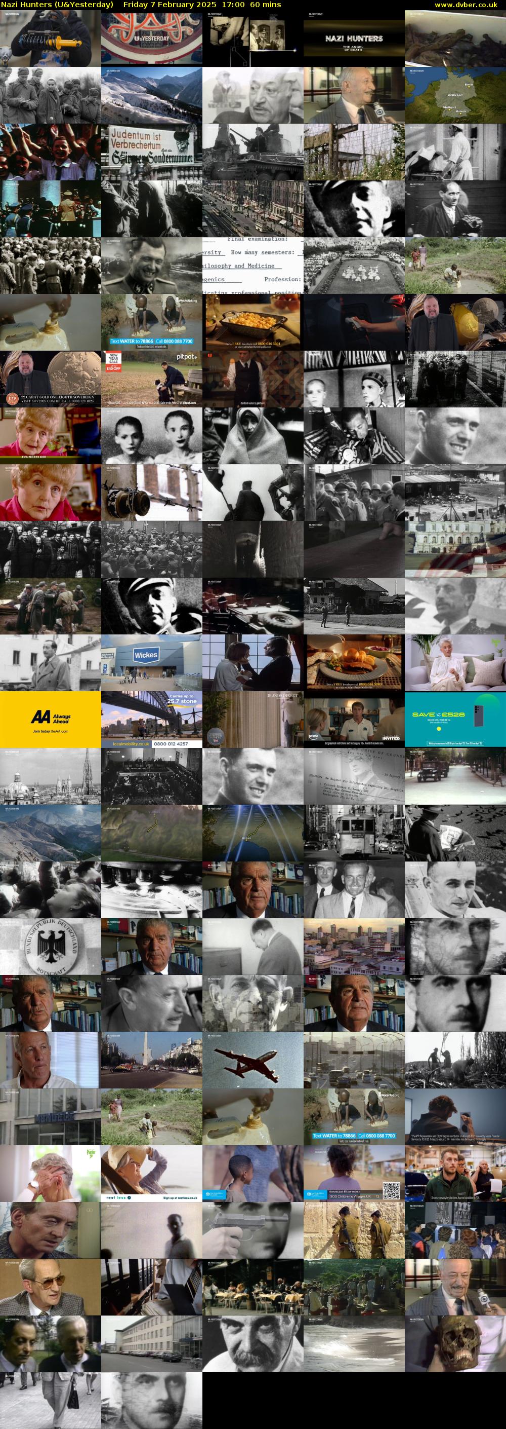 Nazi Hunters (U&Yesterday) Friday 7 February 2025 17:00 - 18:00