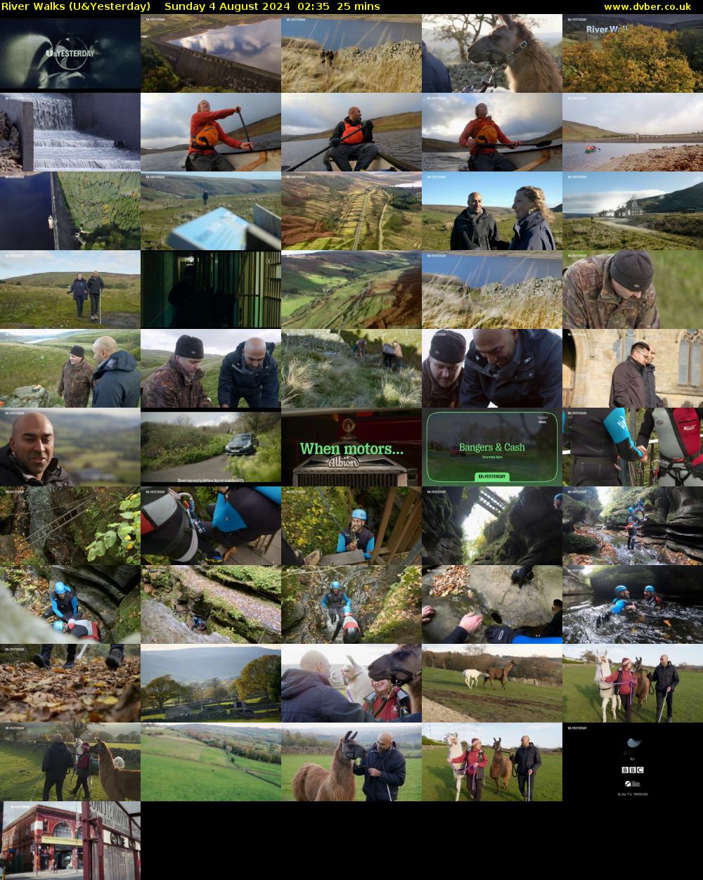 River Walks (U&Yesterday) Sunday 4 August 2024 02:35 - 03:00