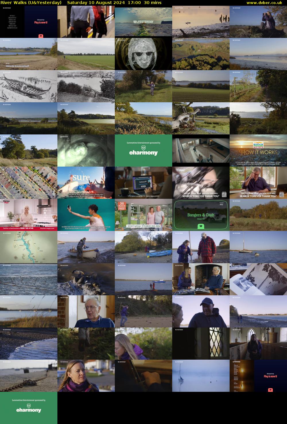 River Walks (U&Yesterday) Saturday 10 August 2024 17:00 - 17:30