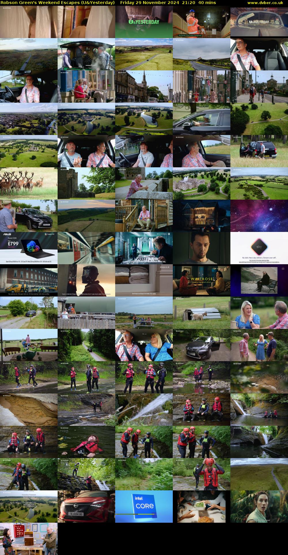 Robson Green's Weekend Escapes (U&Yesterday) Friday 29 November 2024 21:20 - 22:00