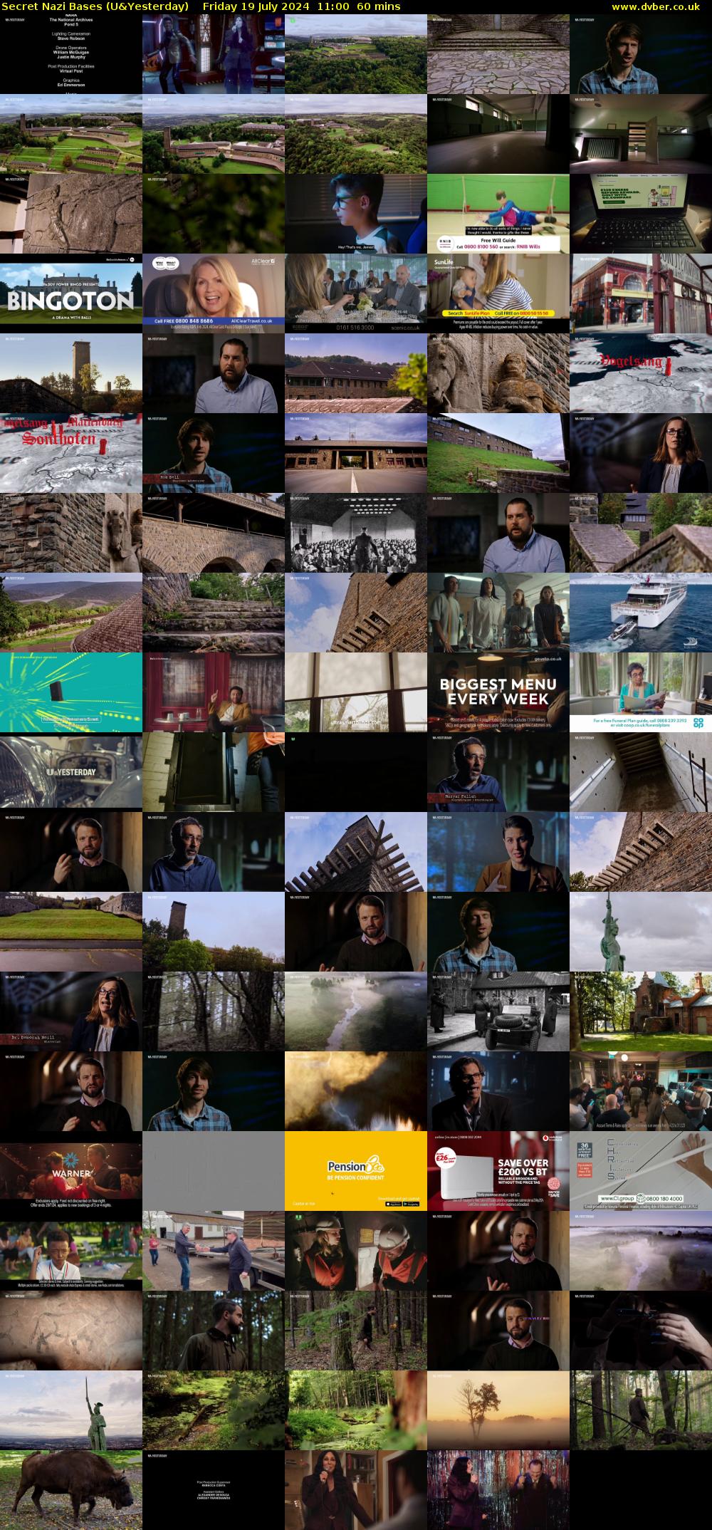 Secret Nazi Bases (U&Yesterday) Friday 19 July 2024 11:00 - 12:00