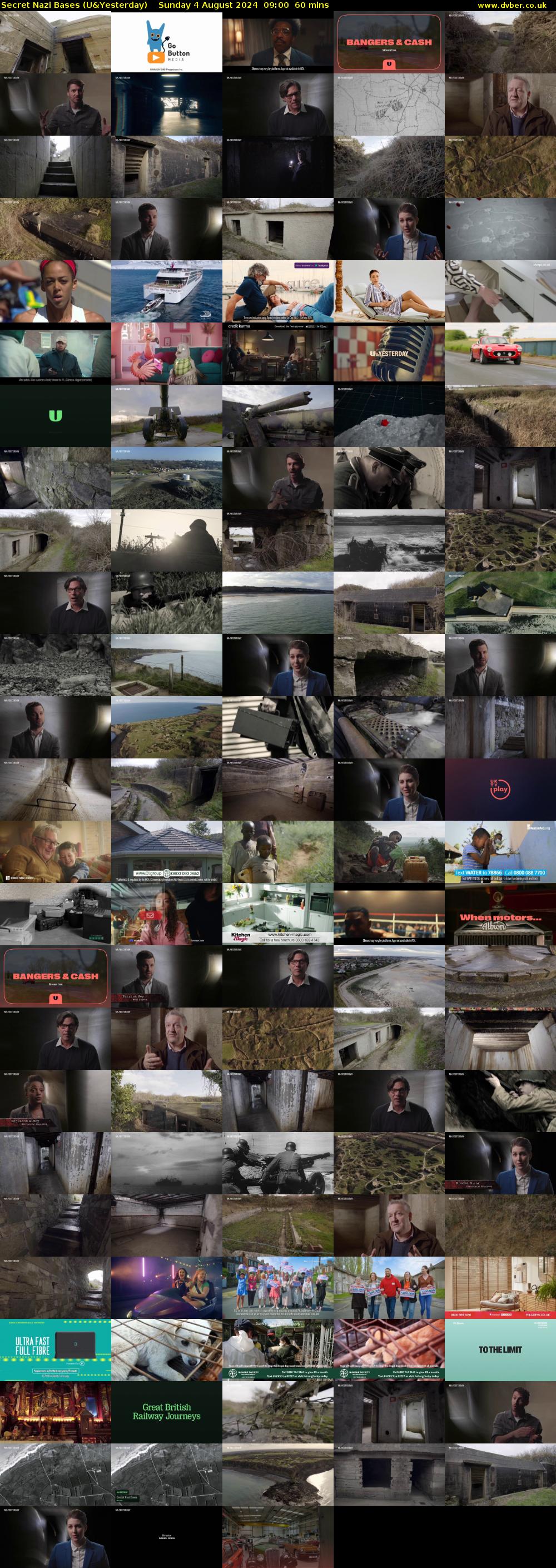 Secret Nazi Bases (U&Yesterday) Sunday 4 August 2024 09:00 - 10:00