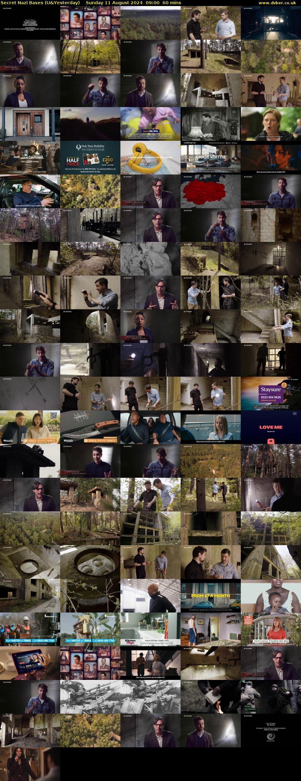 Secret Nazi Bases (U&Yesterday) Sunday 11 August 2024 09:00 - 10:00