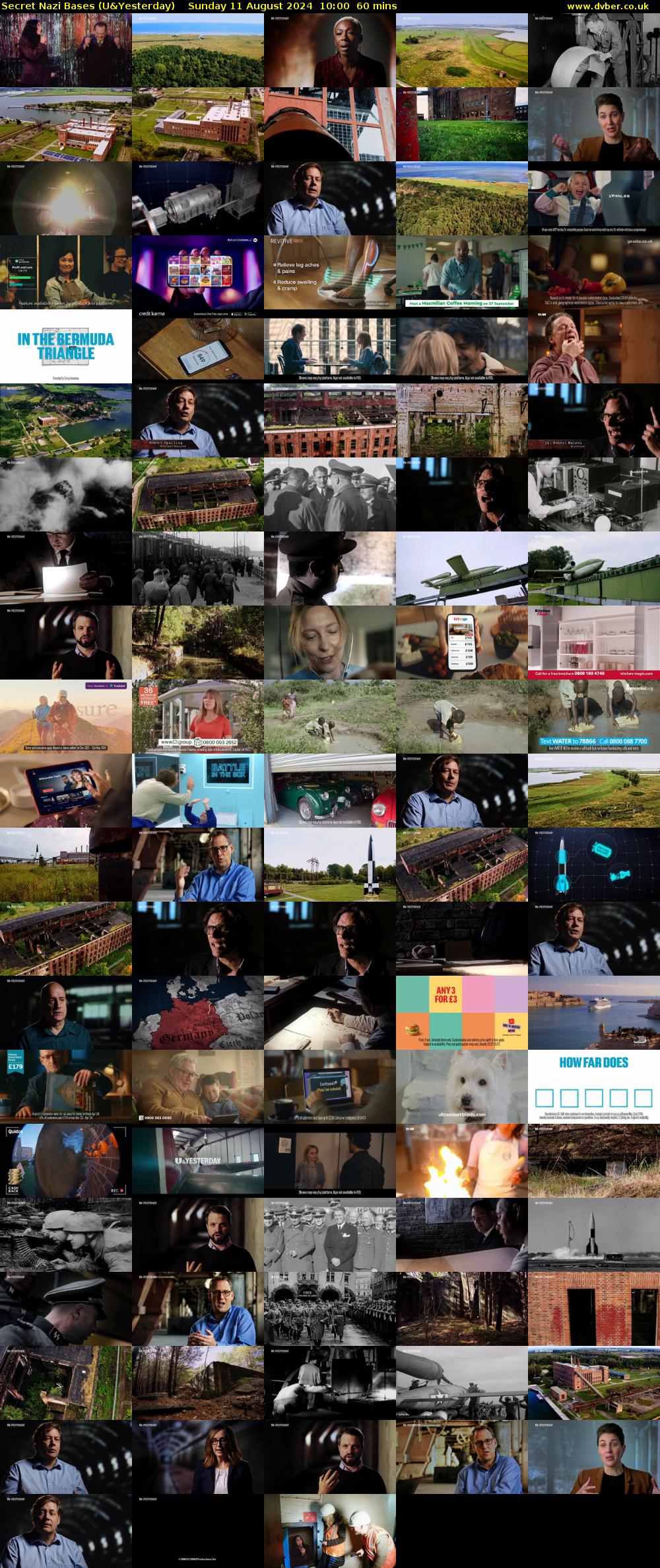 Secret Nazi Bases (U&Yesterday) Sunday 11 August 2024 10:00 - 11:00