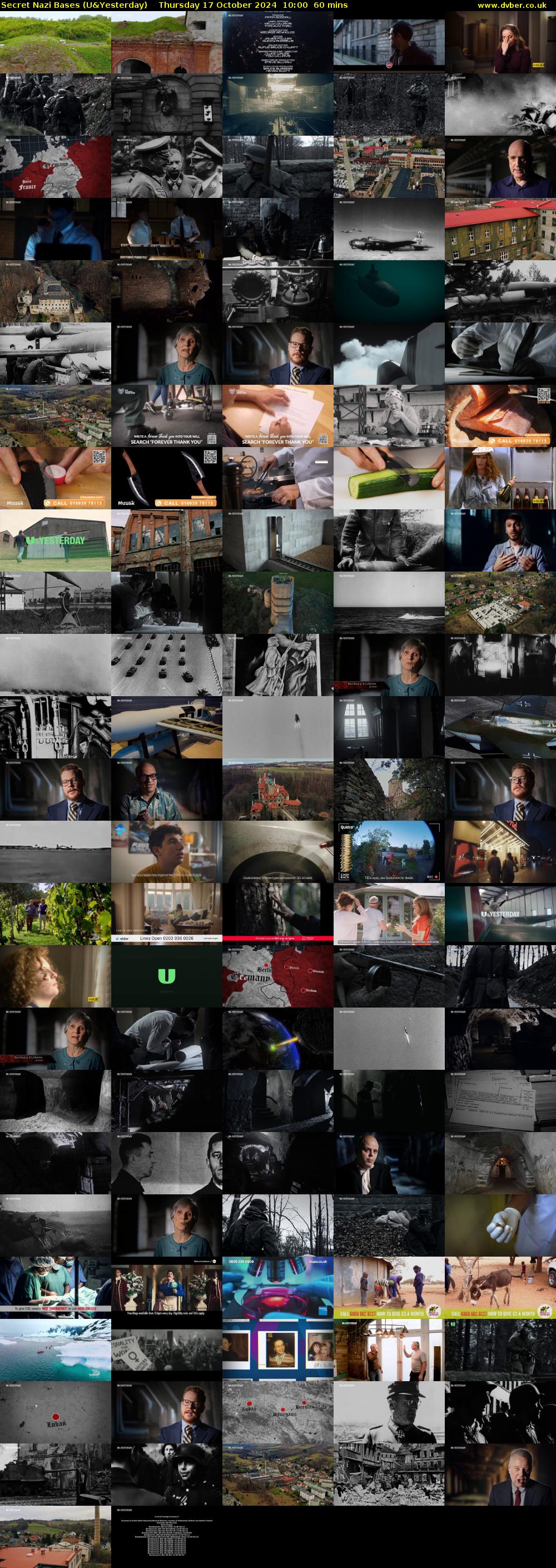 Secret Nazi Bases (U&Yesterday) Thursday 17 October 2024 10:00 - 11:00