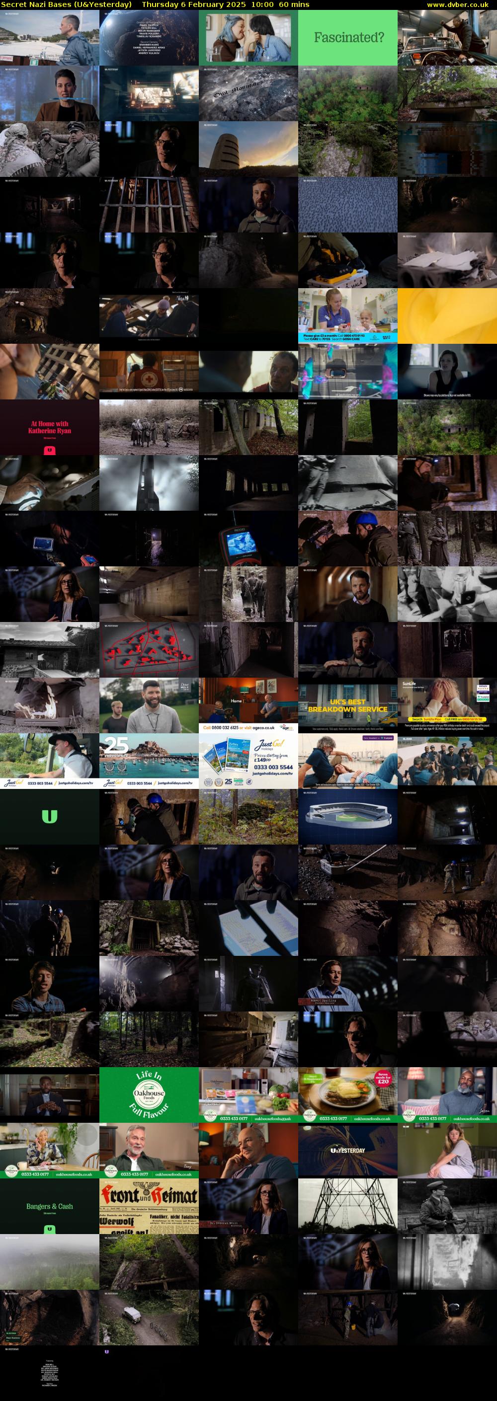 Secret Nazi Bases (U&Yesterday) Thursday 6 February 2025 10:00 - 11:00