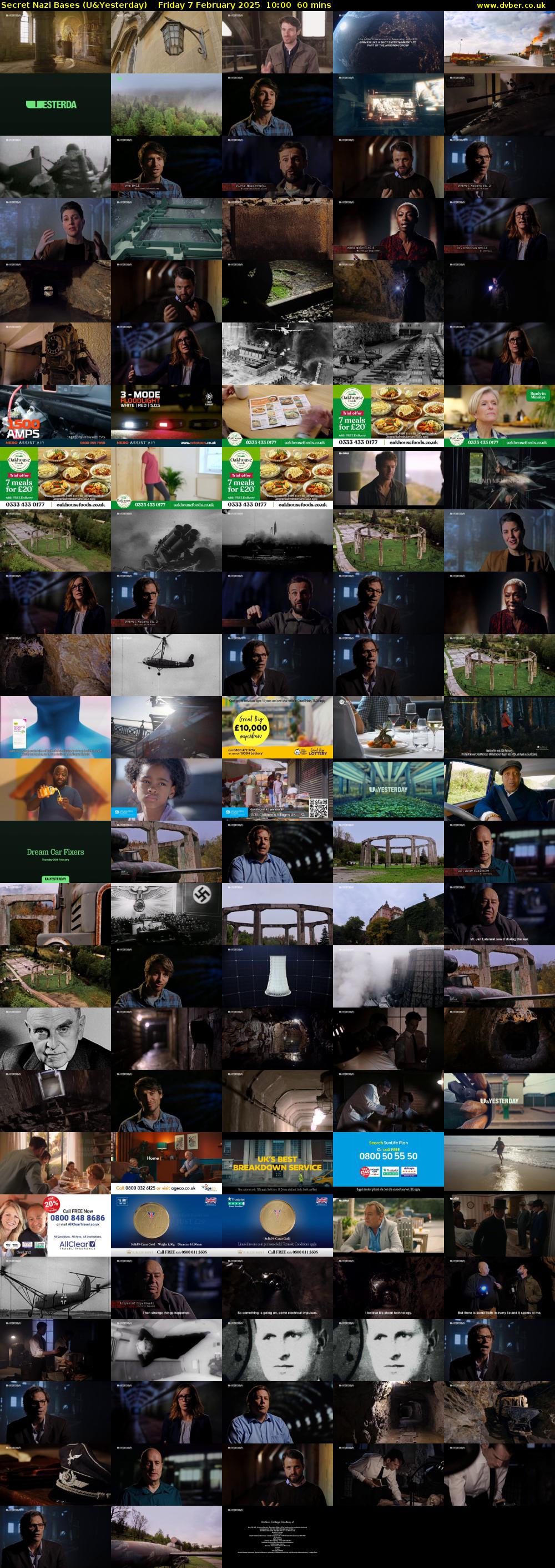 Secret Nazi Bases (U&Yesterday) Friday 7 February 2025 10:00 - 11:00