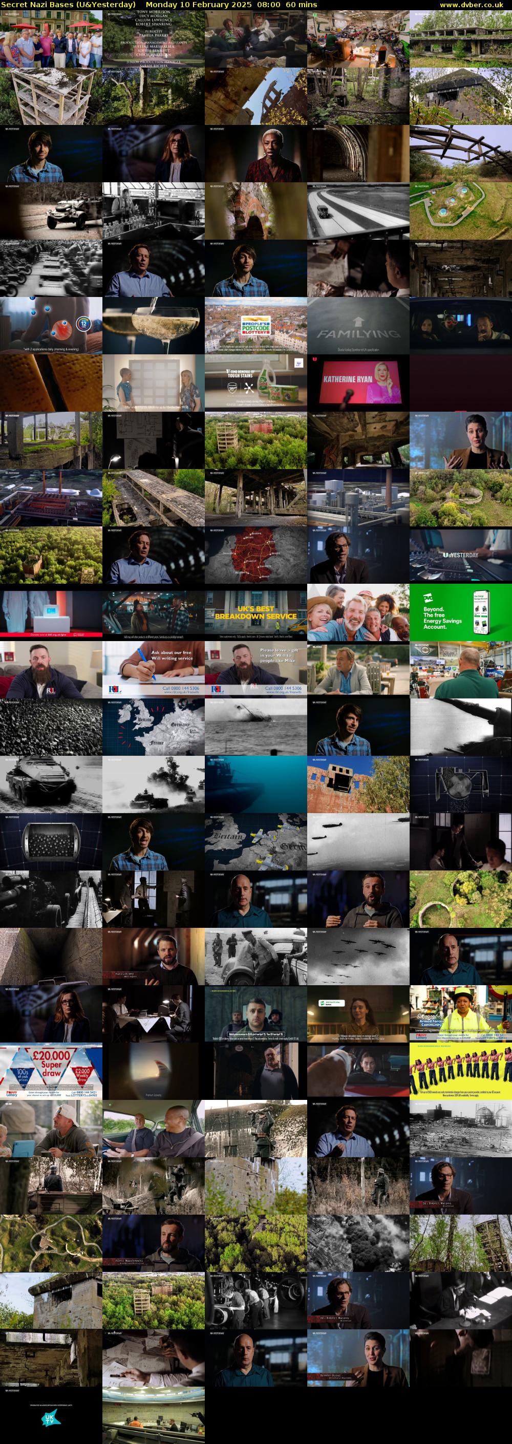 Secret Nazi Bases (U&Yesterday) Monday 10 February 2025 08:00 - 09:00