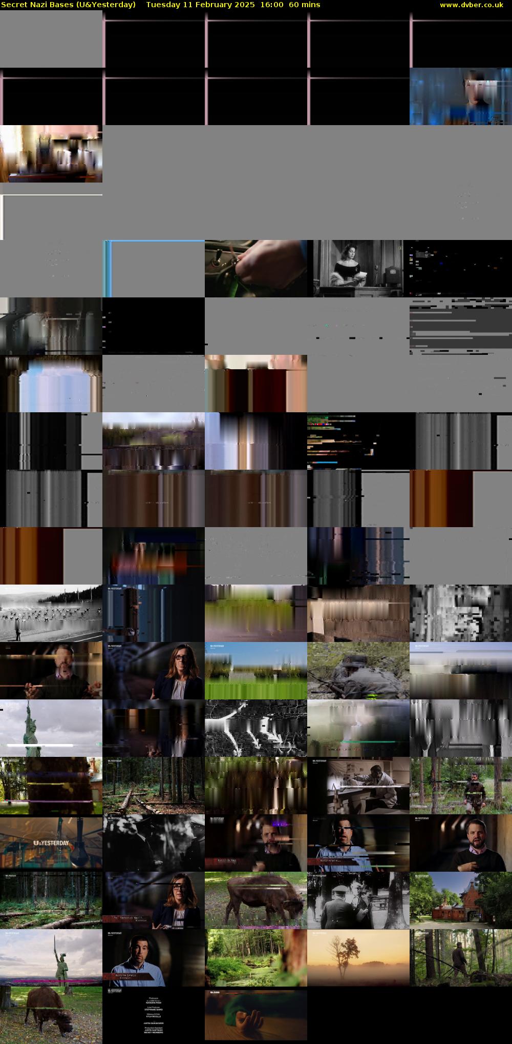 Secret Nazi Bases (U&Yesterday) Tuesday 11 February 2025 16:00 - 17:00