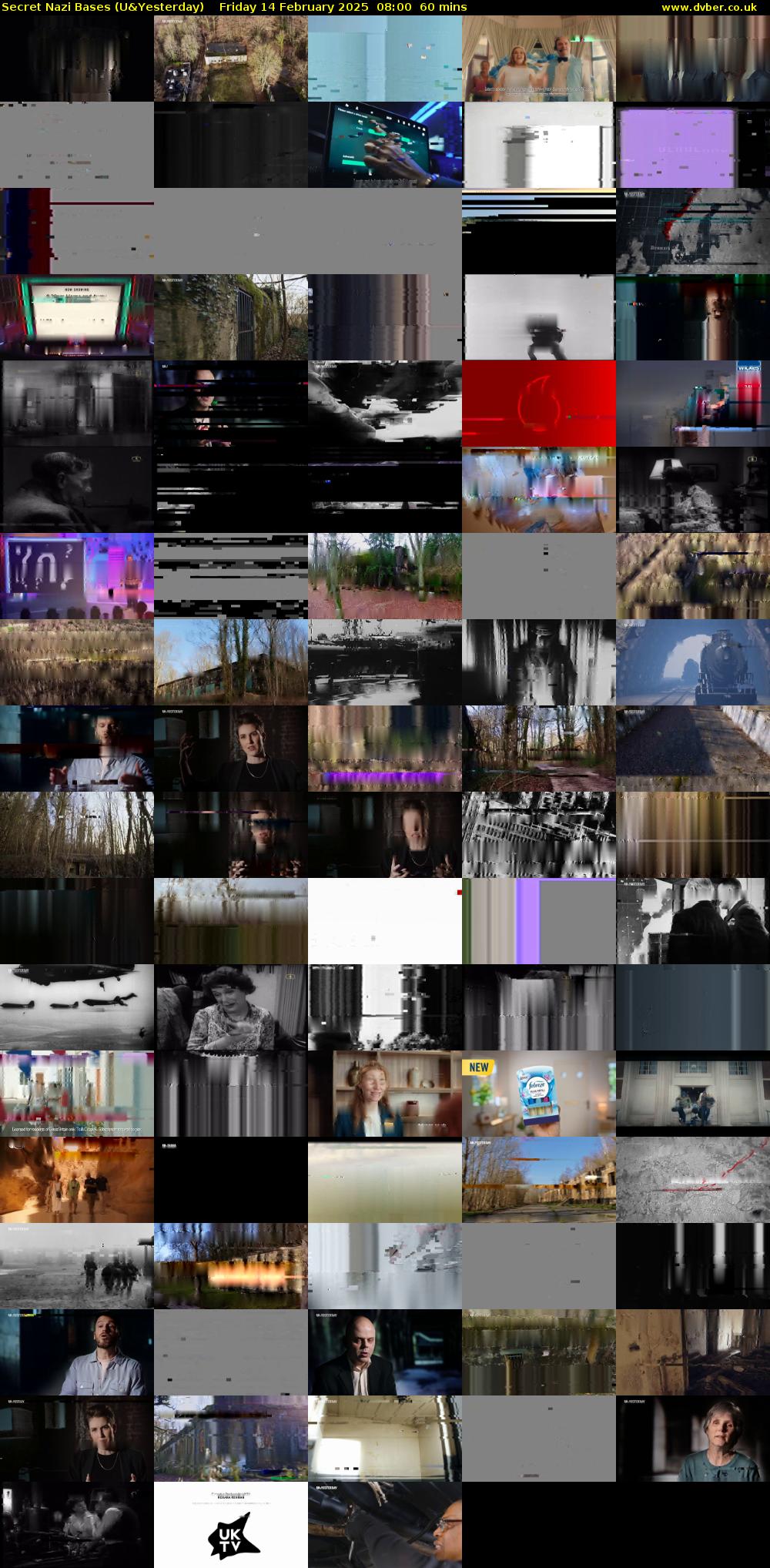 Secret Nazi Bases (U&Yesterday) Friday 14 February 2025 08:00 - 09:00