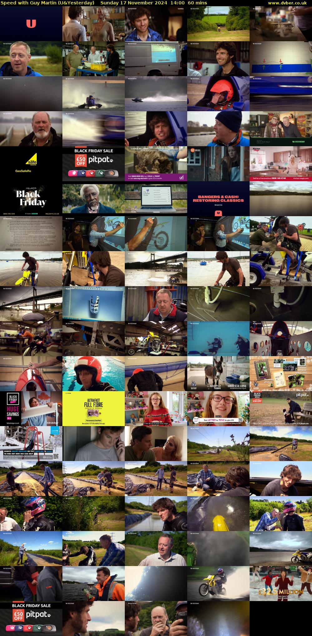 Speed with Guy Martin (U&Yesterday) Sunday 17 November 2024 14:00 - 15:00
