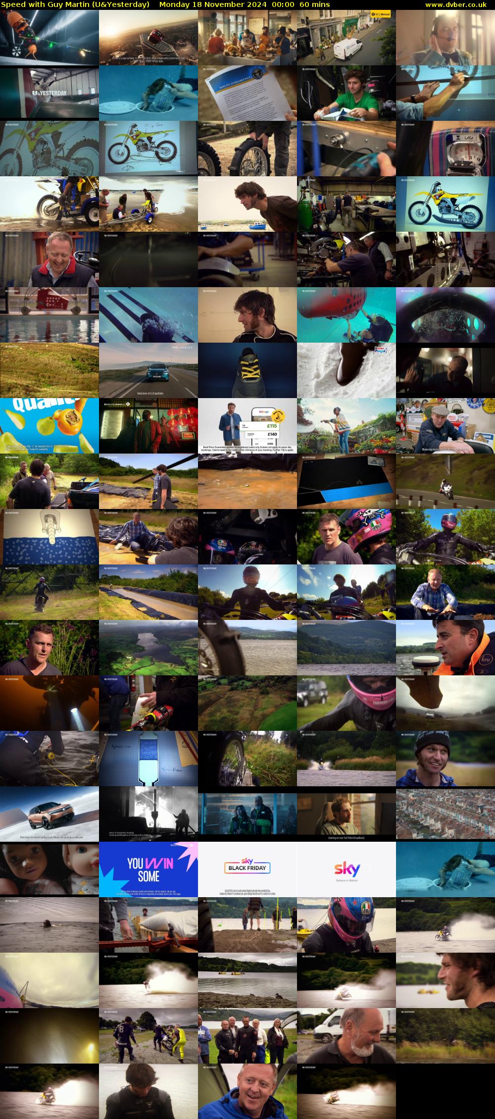 Speed with Guy Martin (U&Yesterday) Monday 18 November 2024 00:00 - 01:00