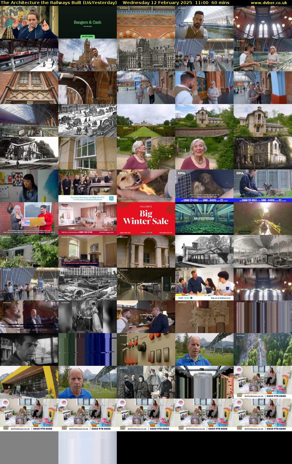 The Architecture the Railways Built (U&Yesterday) Wednesday 12 February 2025 11:00 - 12:00
