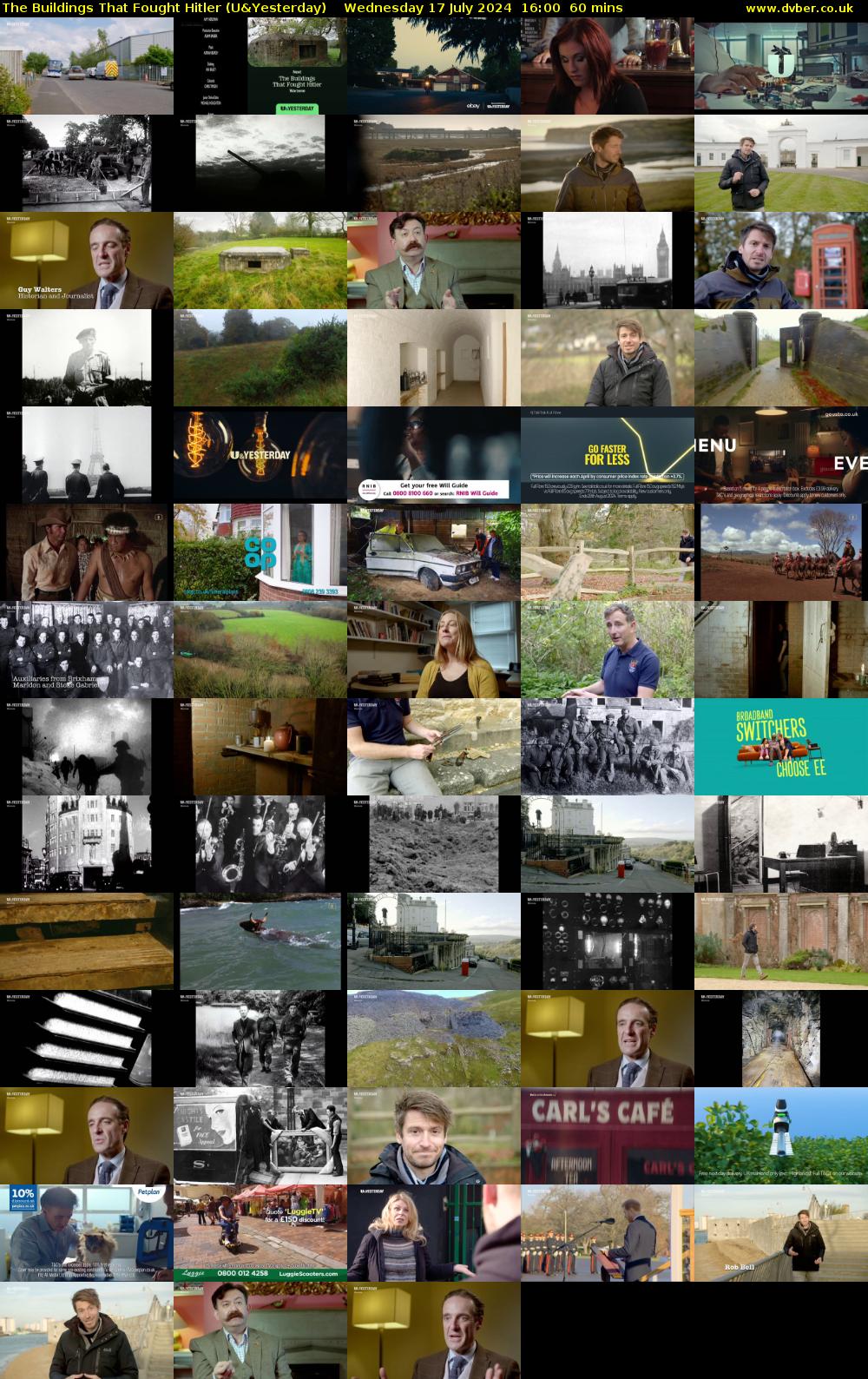 The Buildings That Fought Hitler (U&Yesterday) Wednesday 17 July 2024 16:00 - 17:00