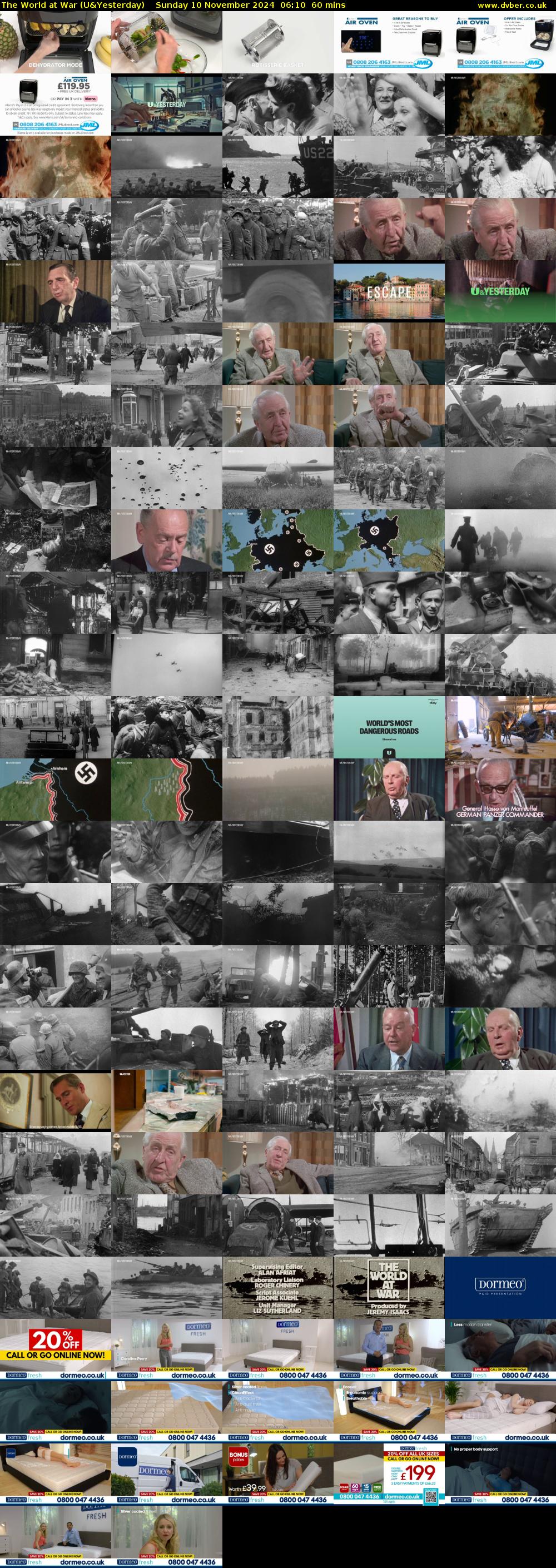 The World at War (U&Yesterday) Sunday 10 November 2024 06:10 - 07:10