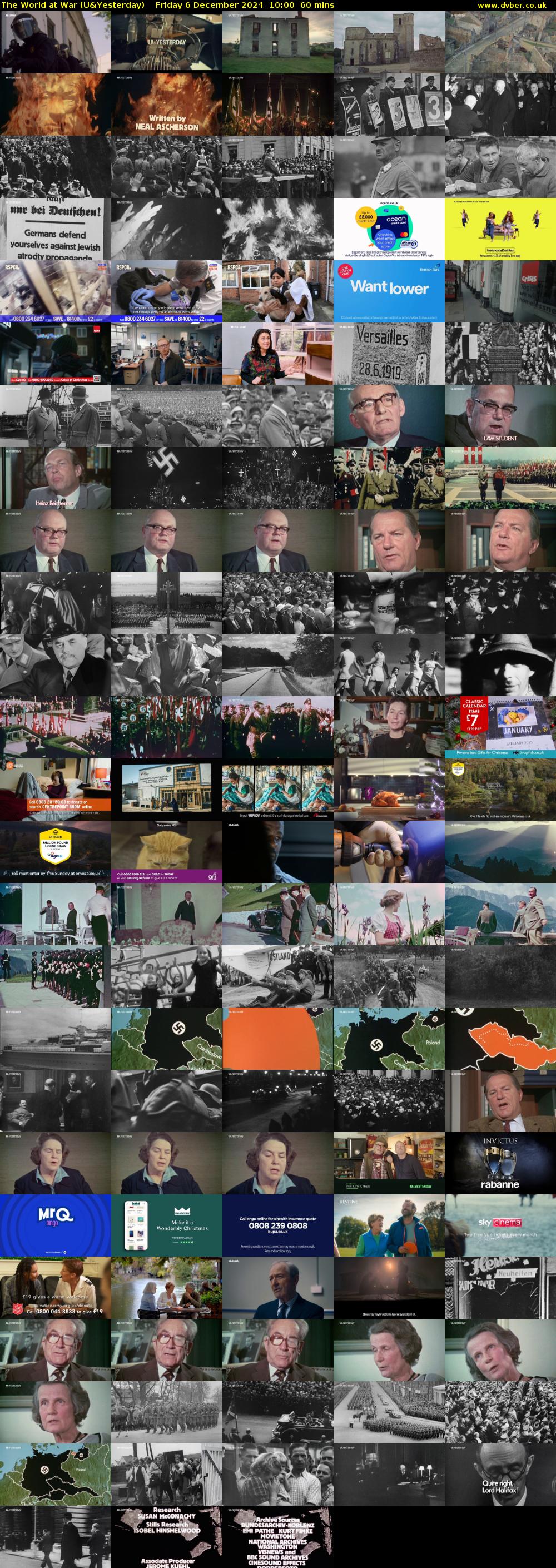 The World at War (U&Yesterday) Friday 6 December 2024 10:00 - 11:00