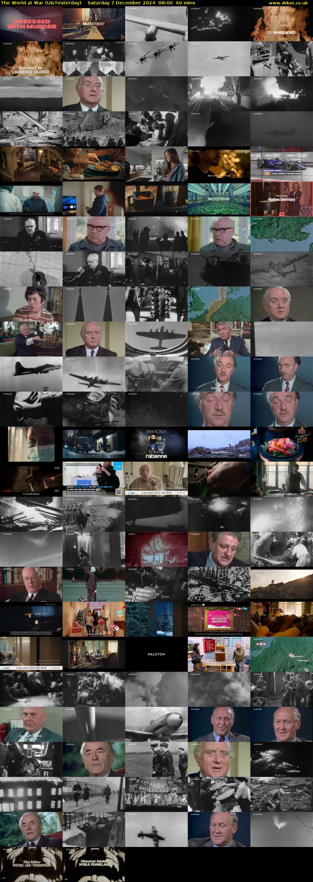 The World at War (U&Yesterday) Saturday 7 December 2024 08:00 - 09:00