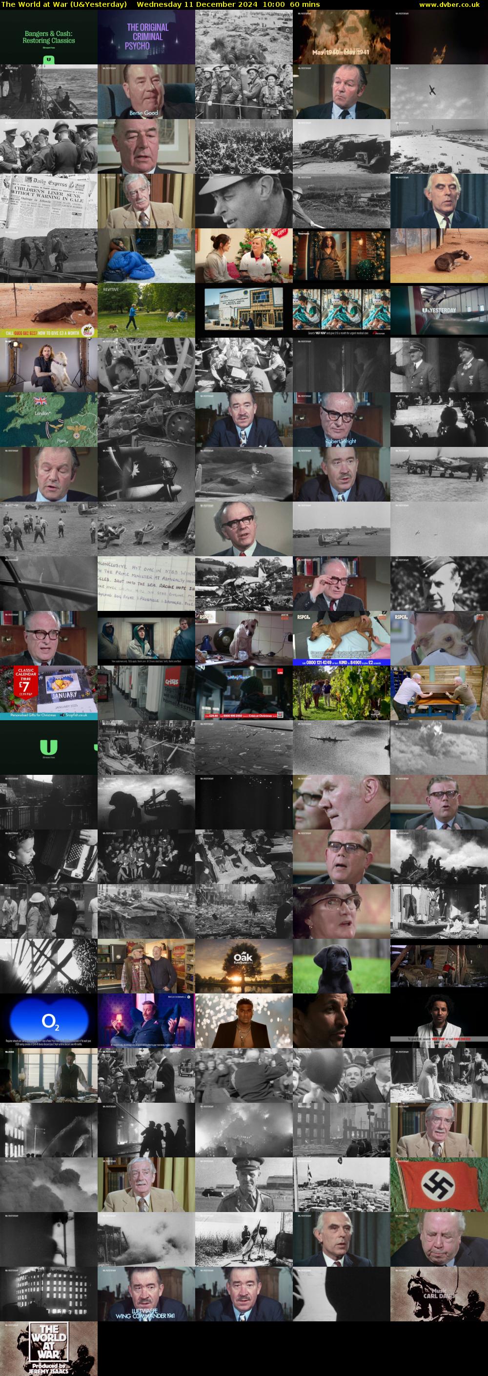 The World at War (U&Yesterday) Wednesday 11 December 2024 10:00 - 11:00