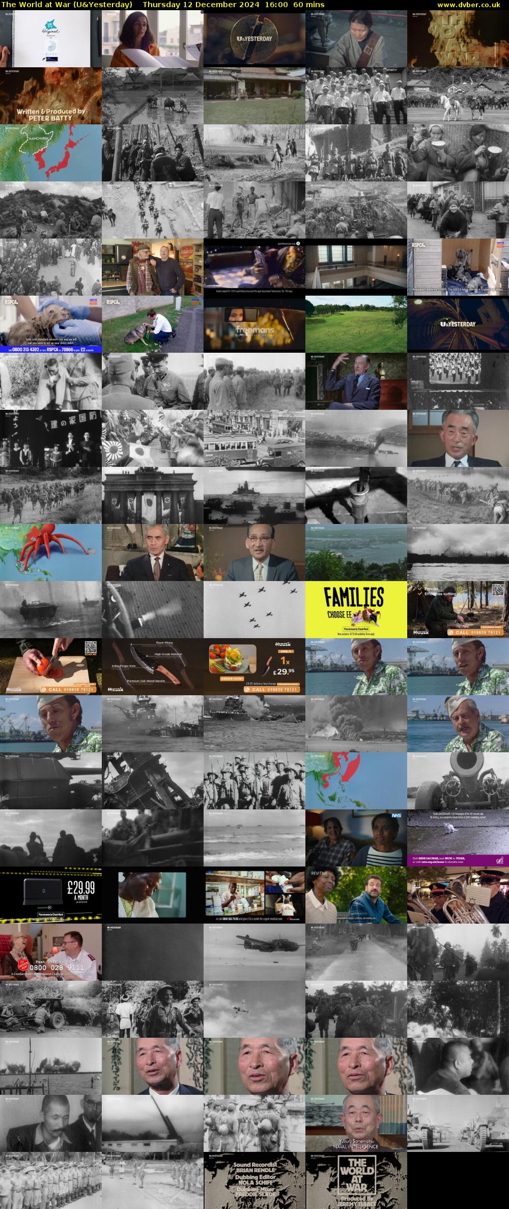 The World at War (U&Yesterday) Thursday 12 December 2024 16:00 - 17:00