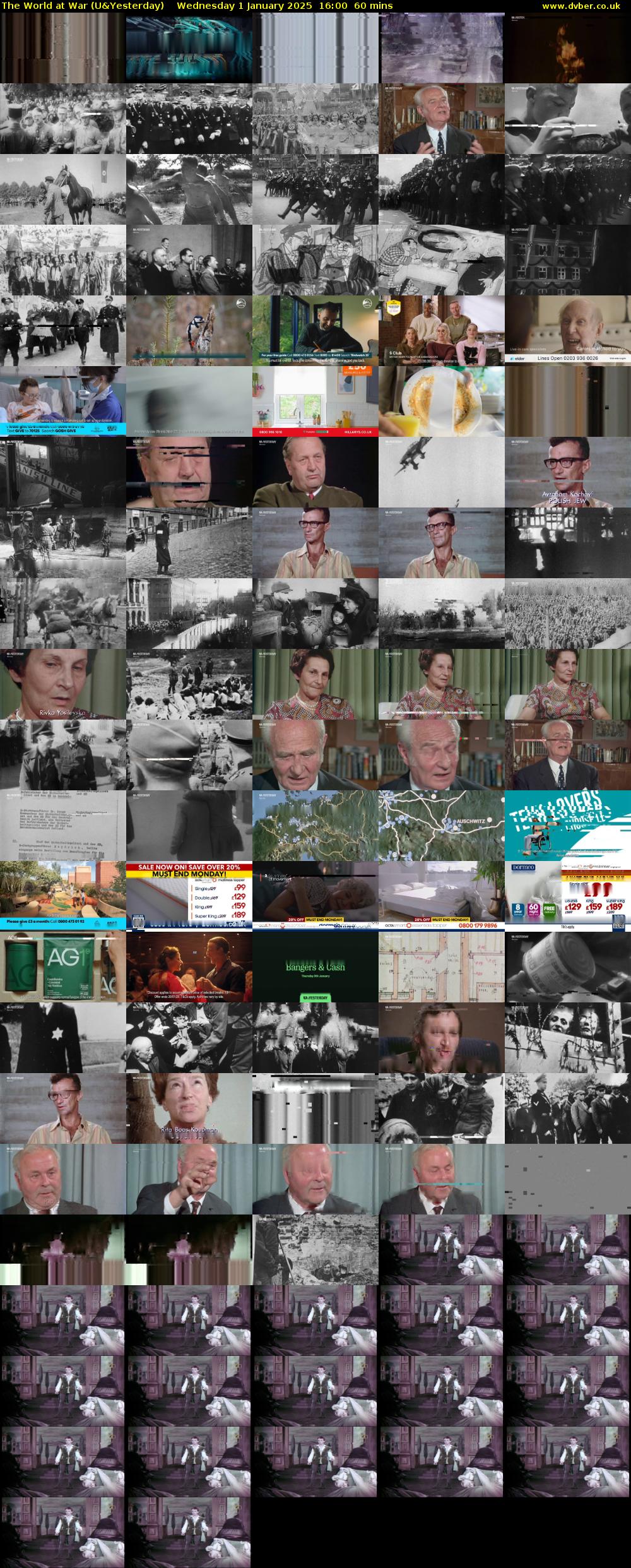 The World at War (U&Yesterday) Wednesday 1 January 2025 16:00 - 17:00